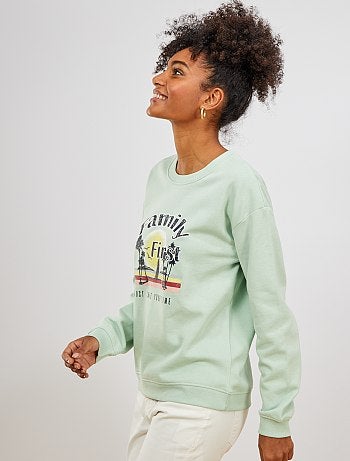 Sudadera estampada 'eco-diseño' - Kiabi