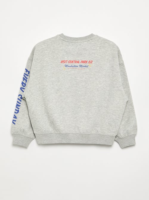 Sudadera estampada efecto holgado - Kiabi Sudadera estampada efecto holgado - Kiabi