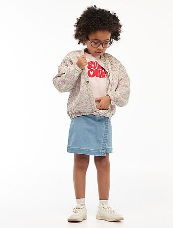 Sudadera estampada efecto muletón - Colección fácil de poner