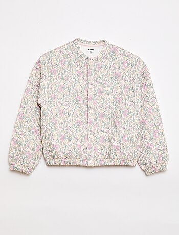 Sudadera estampada efecto muletón - Colección fácil de poner