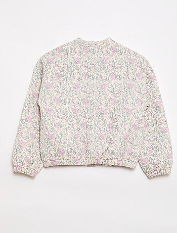 Sudadera estampada efecto muletón - Colección fácil de poner