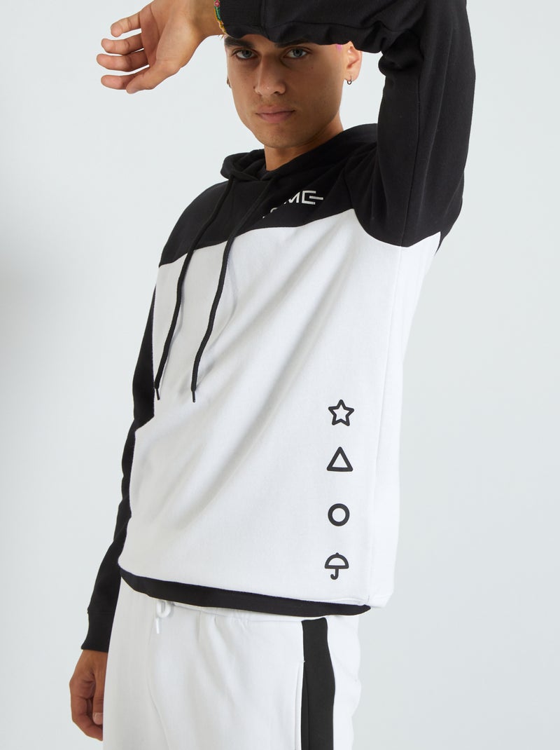 Sudadera estampada 'El juego del calamar' NEGRO - Kiabi