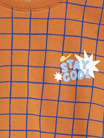 Sudadera estampada de felpa ligera - Grafik Edition