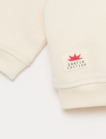 Sudadera estampada fantasía