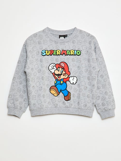 Sudadera estampada 'Fashion UK' 'Mario' de algodón - Kiabi