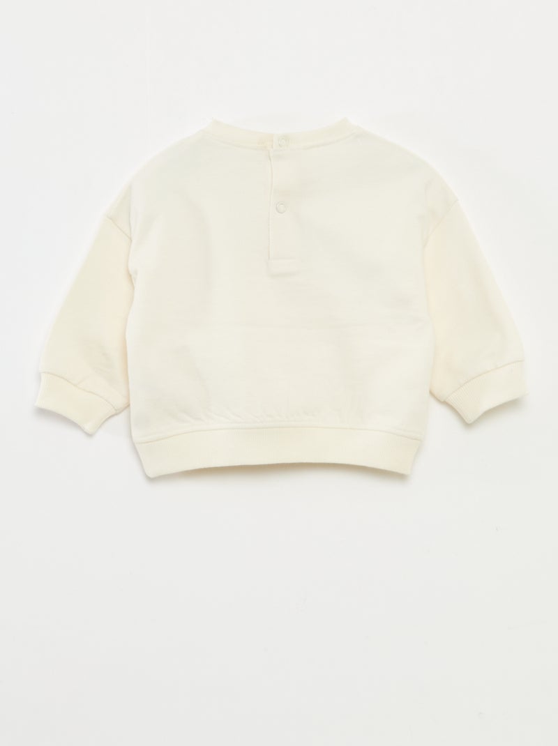 Sudadera estampada 'Harry Potter' de algodón Blanco - Kiabi