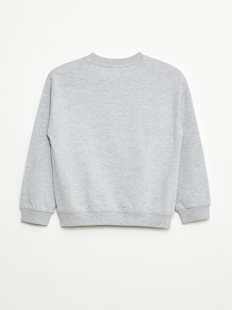 Sudadera estampada 'Harry Potter' en felpa perchada suave y cálida Gris - Kiabi