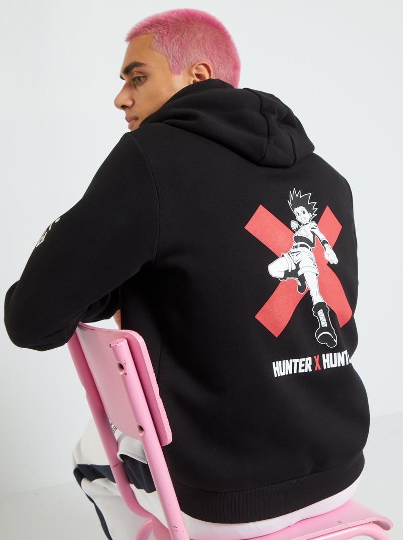 Sudadera estampada 'Hunter X Hunter' Negro - Kiabi