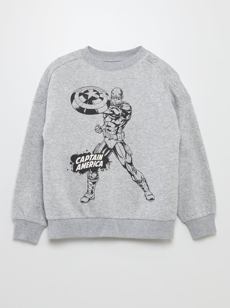 Sudadera estampada 'Marvel' - So Easy GRIS - Kiabi