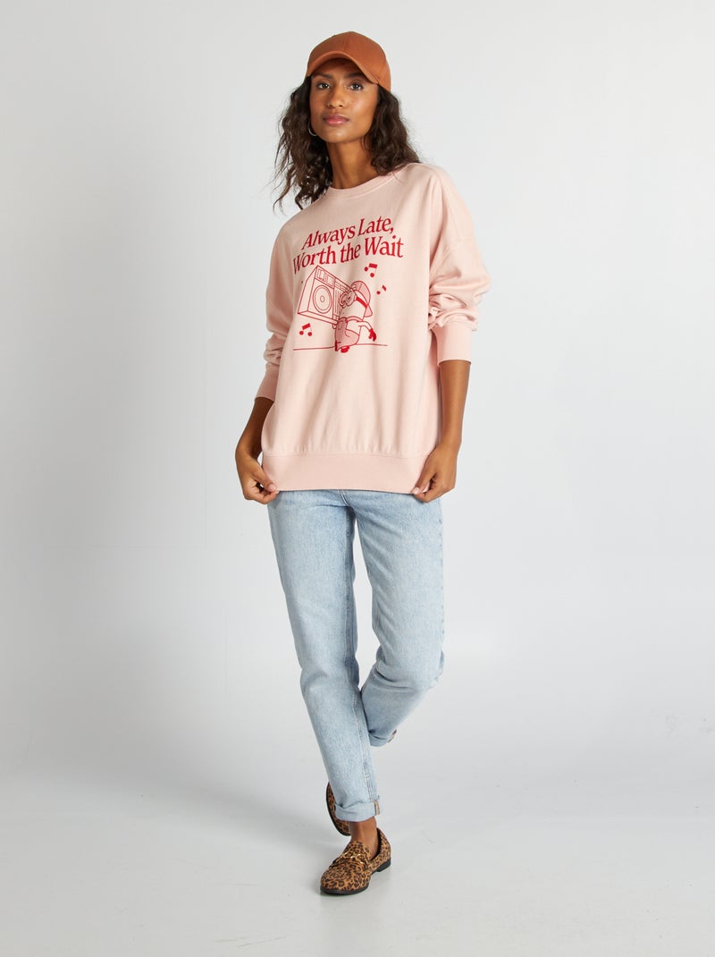 Sudadera estampada 'Minnie' ROSA - Kiabi