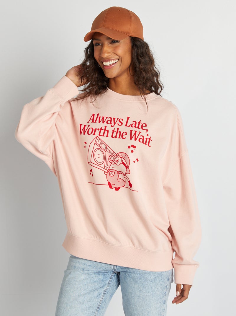 Sudadera estampada 'Minnie' ROSA - Kiabi