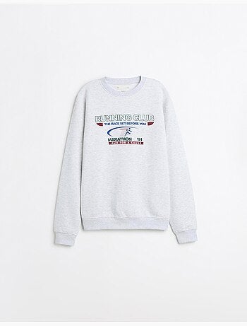 Sudadera estampada, MO Fashion