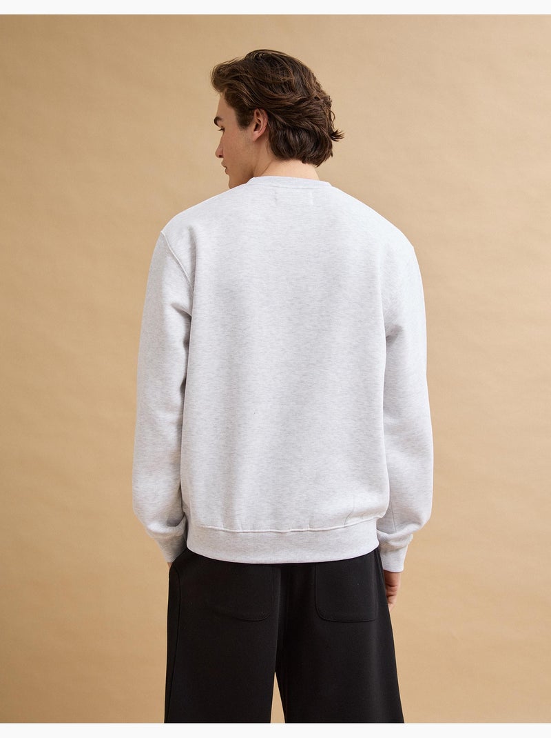 Sudadera estampada, MO Fashion Gris - Kiabi