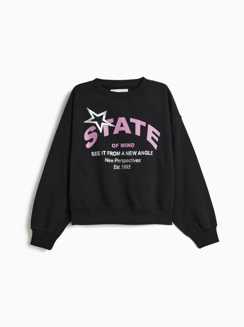Sudadera estampada, mo fashion - Kiabi Sudadera estampada, mo fashion - Kiabi