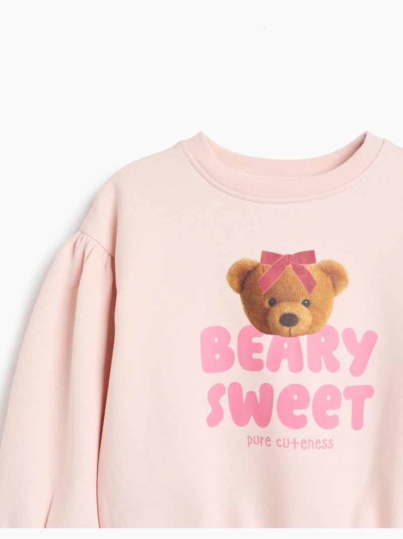 Sudadera estampada, mo fashion Rosa - Kiabi