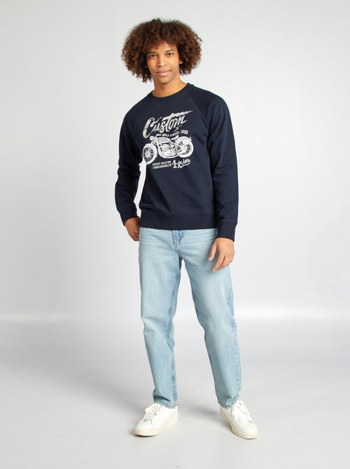 Sudadera estampada 'moto' - Kiabi