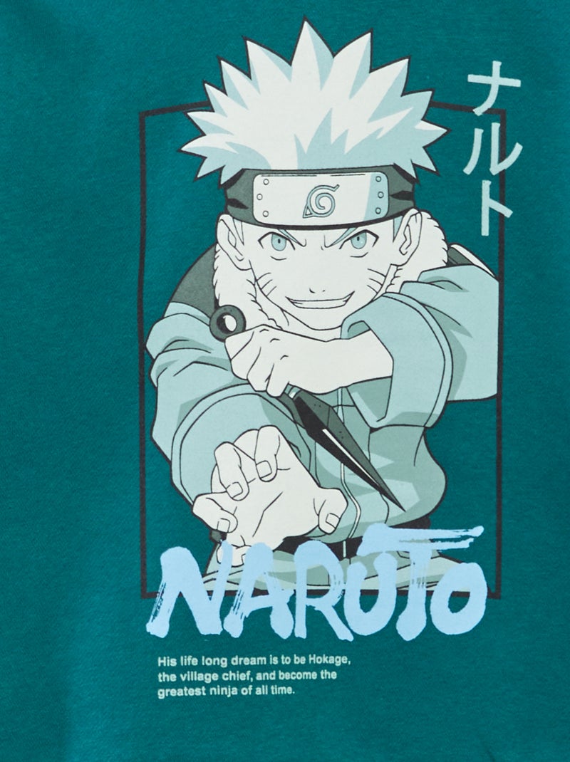 Sudadera estampada 'Naruto' VERDE - Kiabi