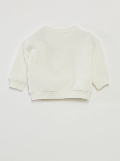 Sudadera estampada navideña en punto de algodón - Kiabi