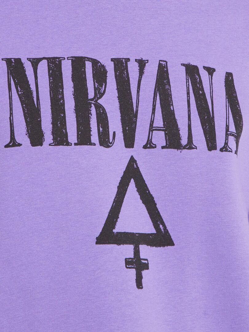 Sudadera estampada 'Nirvana' - malva lilas - Kiabi -