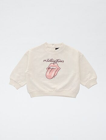 Sudadera estampada 'Rolling Stones' de algodón