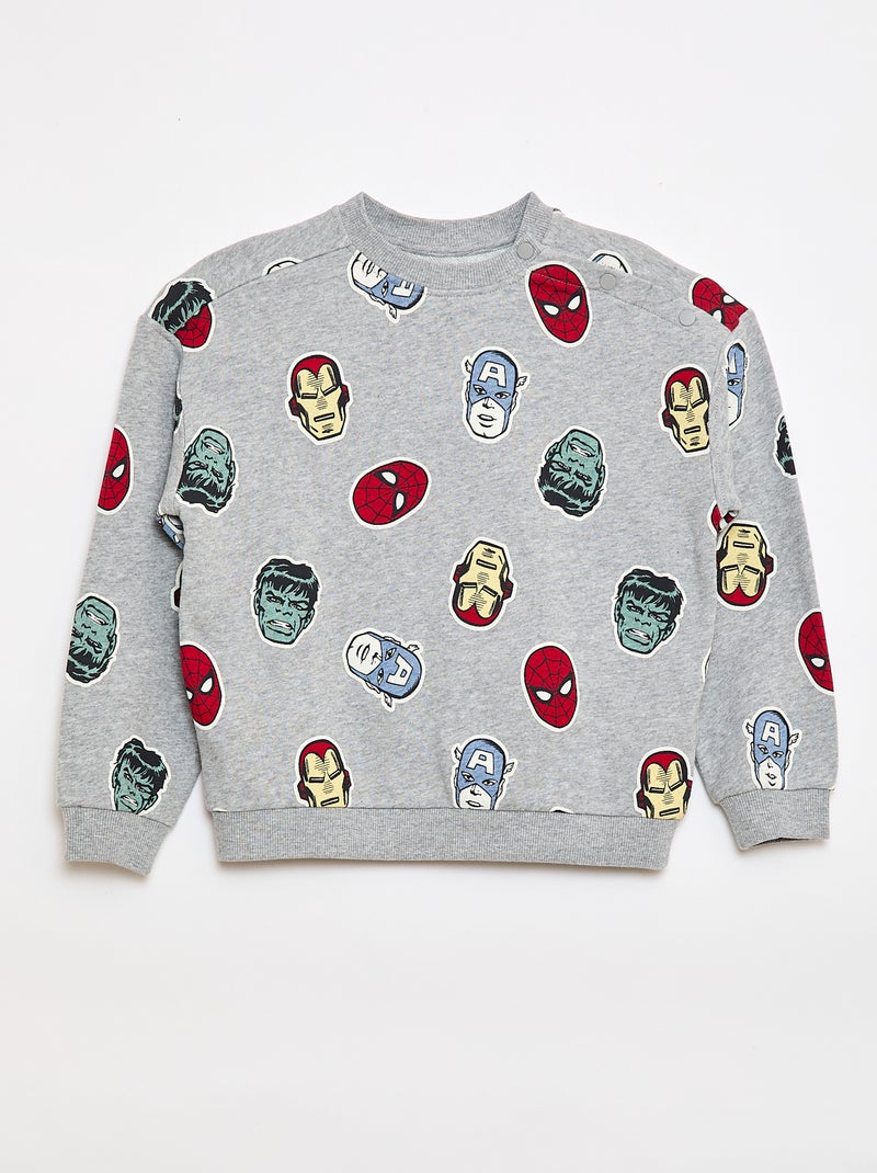 Sudadera estampada 'Spider-Man' - Colección fácil de poner Gris - Kiabi