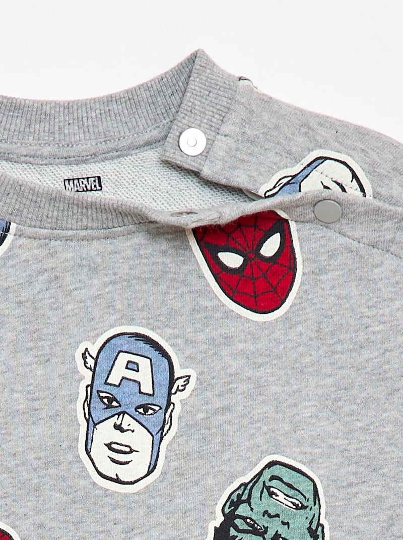 Sudadera estampada 'Spider-Man' - Colección fácil de poner Gris - Kiabi