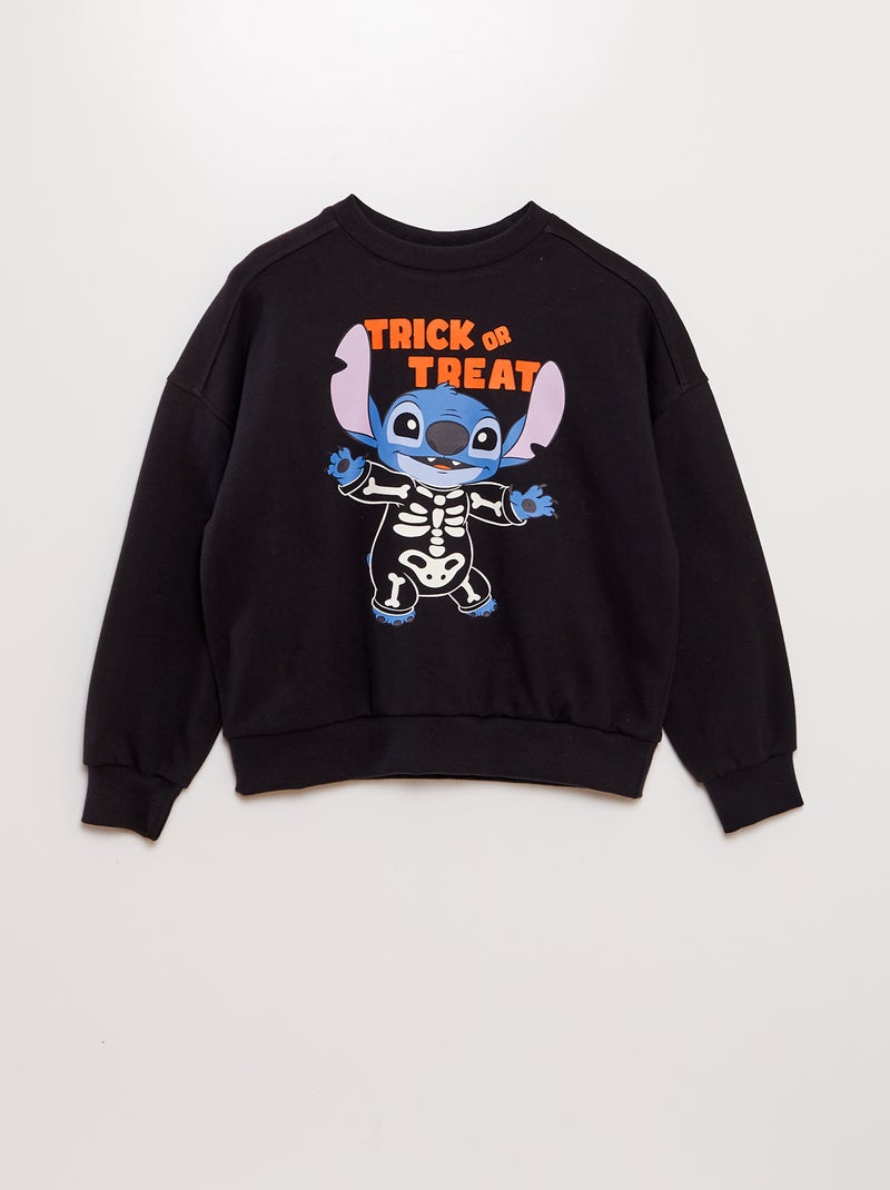 Sudadera estampada 'Stitch' - Halloween NEGRO - Kiabi