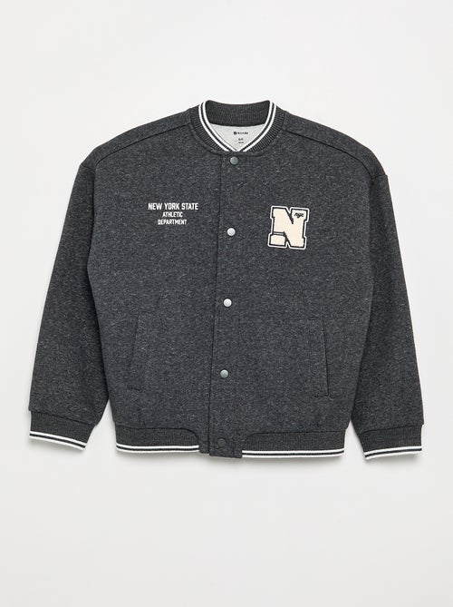 Sudadera estilo campus - colección fácil de poner - Kiabi Sudadera estilo campus - colección fácil de poner - Kiabi