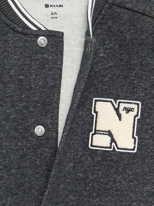 Sudadera estilo campus - colección fácil de poner - Kiabi Sudadera estilo campus - colección fácil de poner - Kiabi