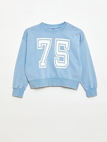 Sudadera estilo campus