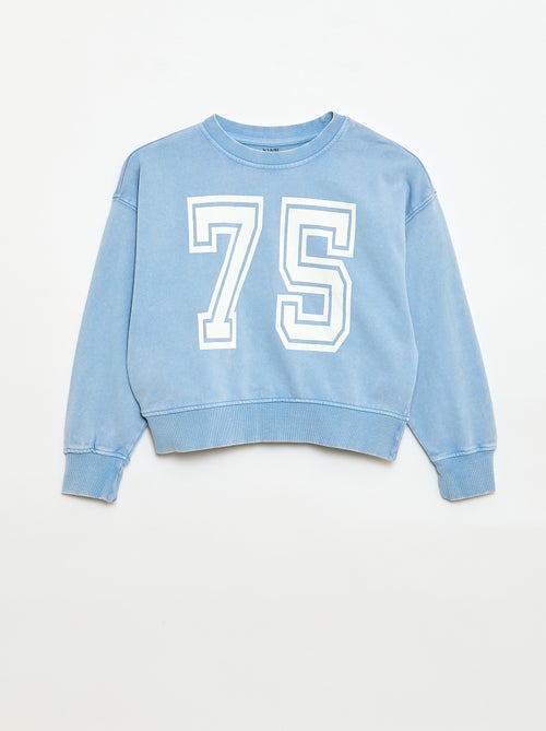 Sudadera estilo campus - Kiabi