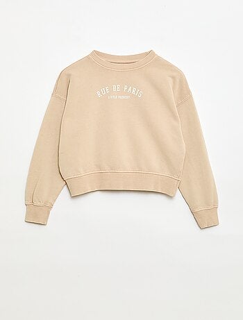 Sudadera estilo campus