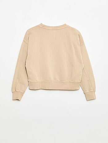 Sudadera estilo campus