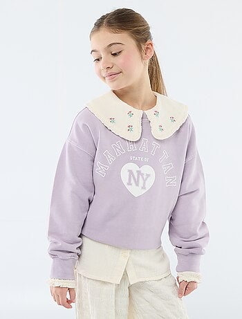 Sudadera estilo campus