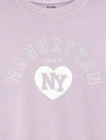 Sudadera estilo campus