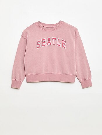 Sudadera estilo campus