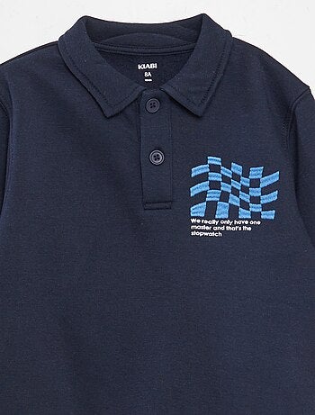 Sudadera estilo polo