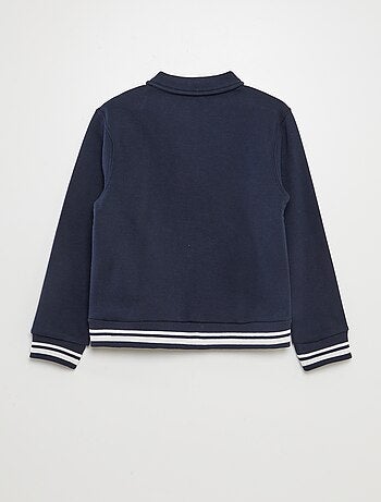 Sudadera estilo polo
