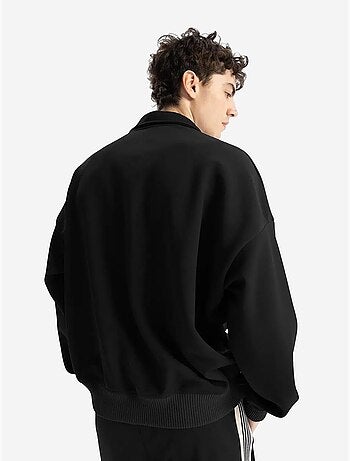 Sudadera extragrande de cuello redondo con detalle de lazo giesto