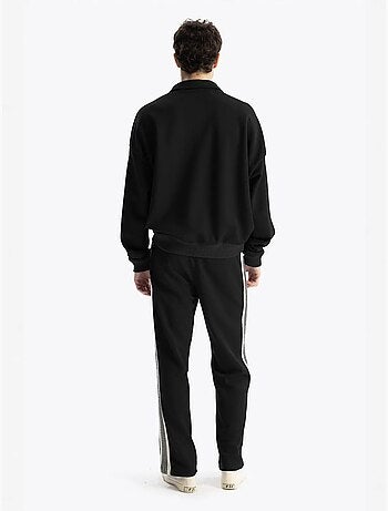 Sudadera extragrande de cuello redondo con detalle de lazo giesto