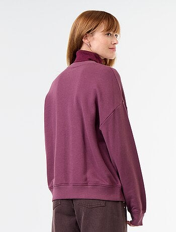 Sudadera extragrande estampada