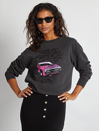 Sudadera 'Fast & Furious' de estilo vintage
