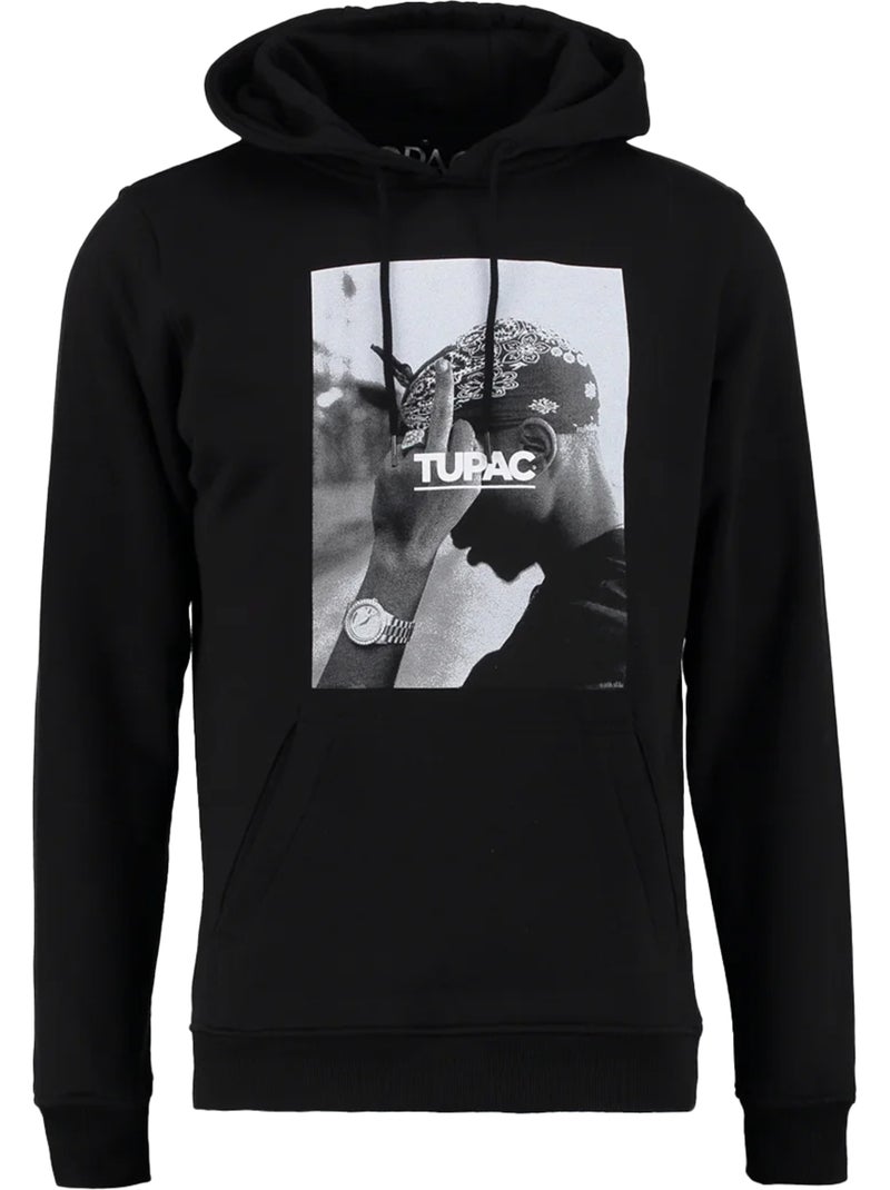Sudadera f*ck the world diseño tupac shakur para hombre - mister tee Negro - Kiabi