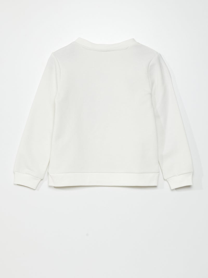 Sudadera 'Felix the cat' - colección fácil de poner BLANCO - Kiabi