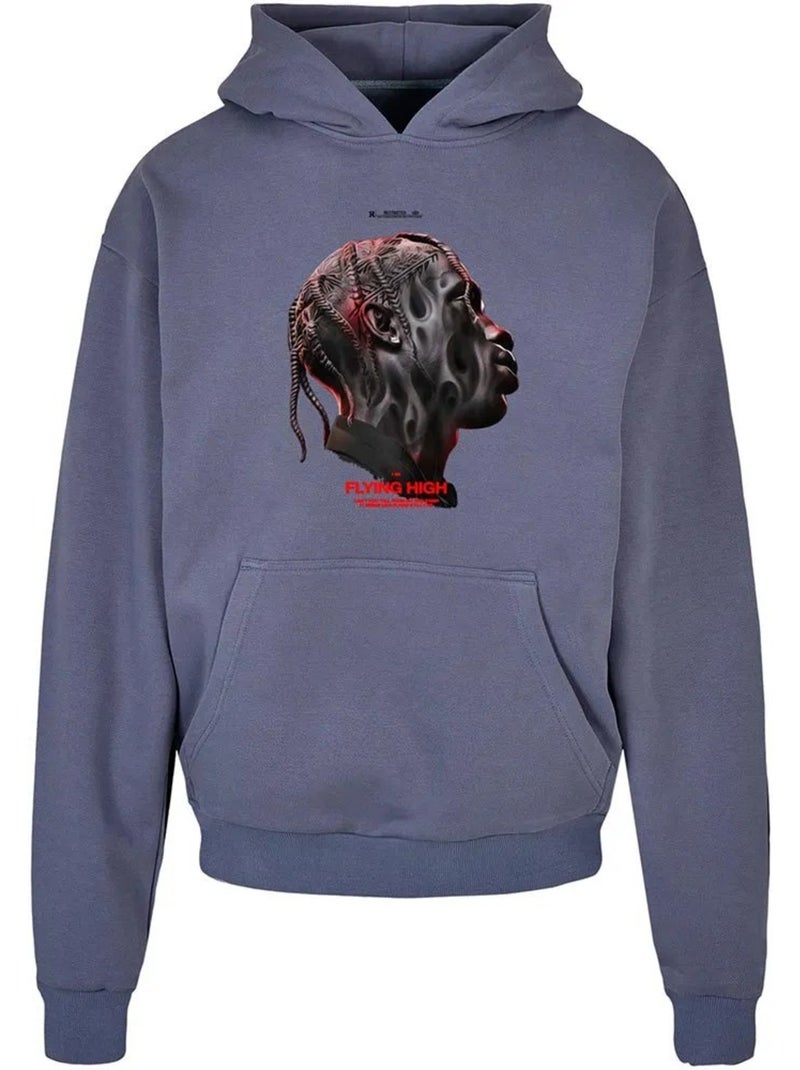 Sudadera flying high de pesada para hombre - mister tee Azul turquesa - Kiabi