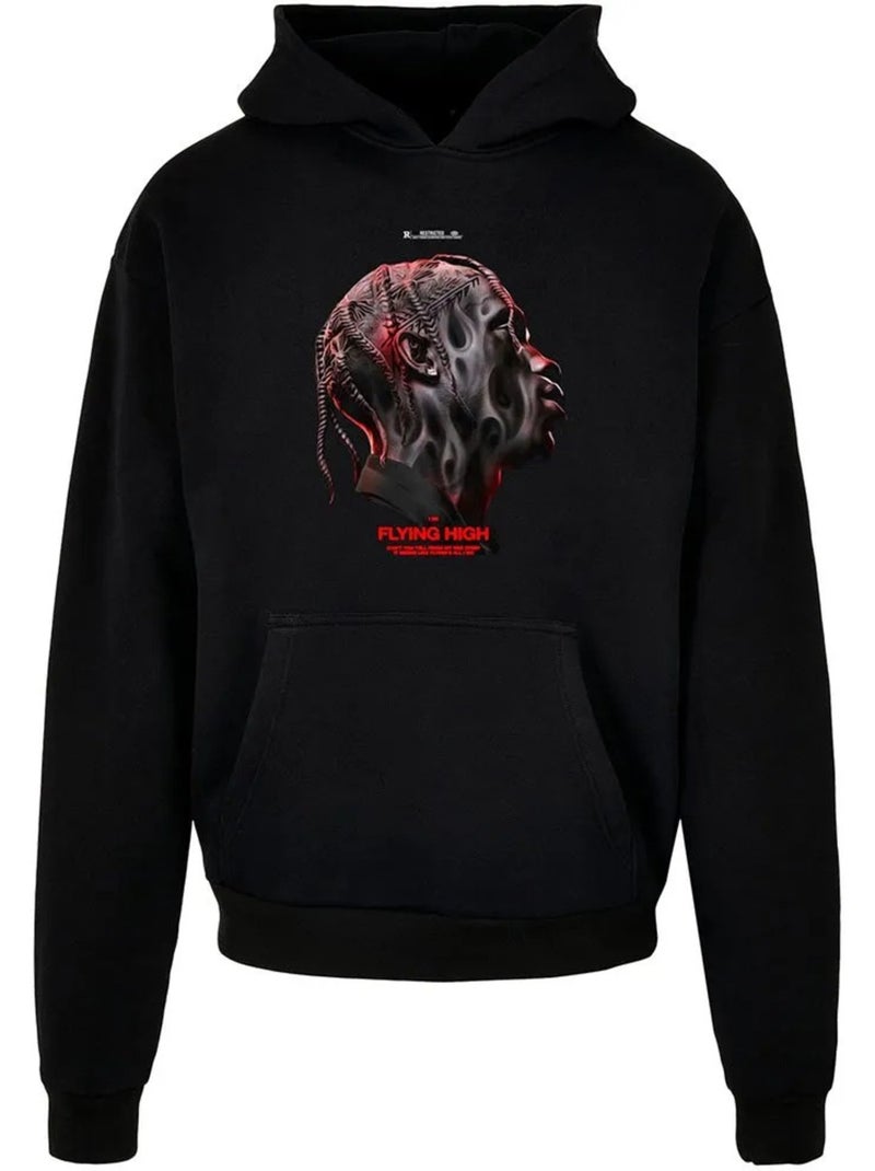Sudadera flying high de pesada para hombre - mister tee Negro - Kiabi