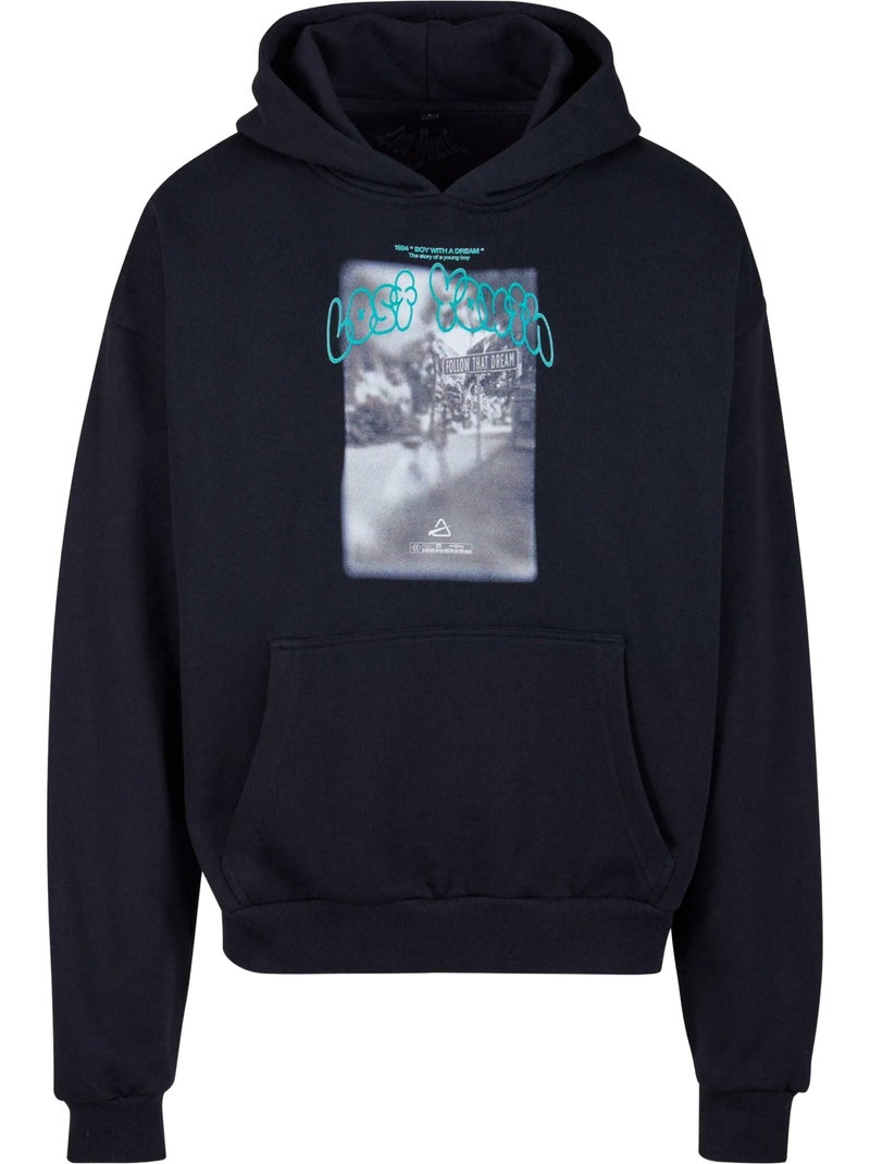 Sudadera follow that dream para hombre - lost youth Negro - Kiabi