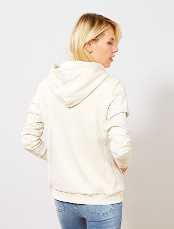 Sudadera forrada capucha - Kiabi
