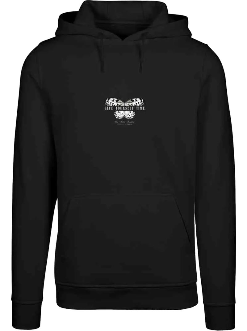 Sudadera give yourself time para hombre - mister tee Negro - Kiabi