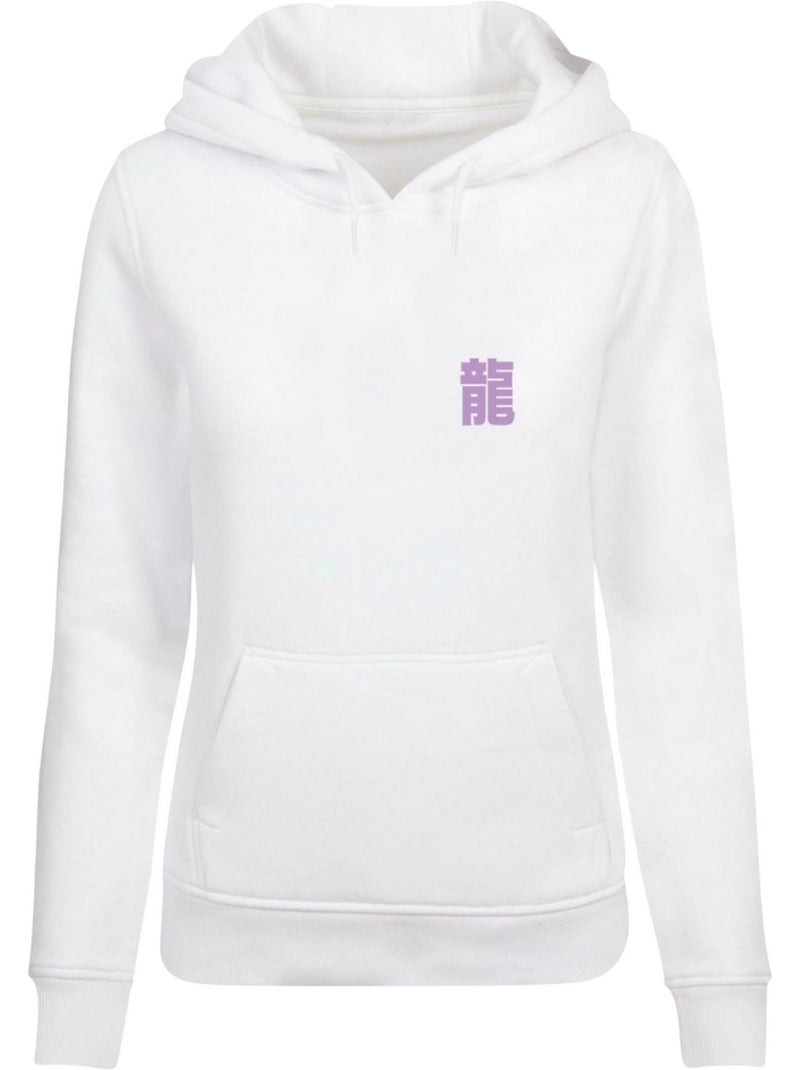 Sudadera glory diseño dragón para mujer - mister tee Blanco - Kiabi